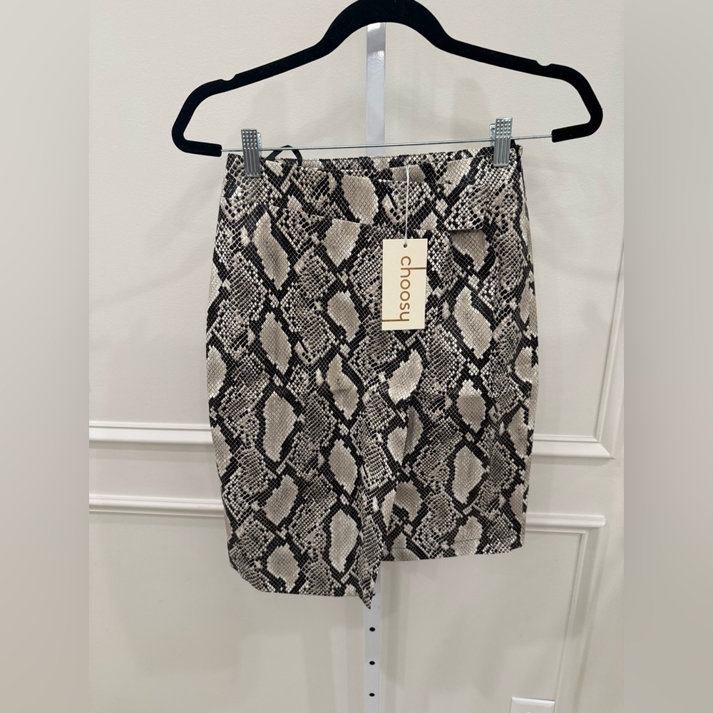 Choosy Elizabeth Snake Print Pencil Skirt NEW